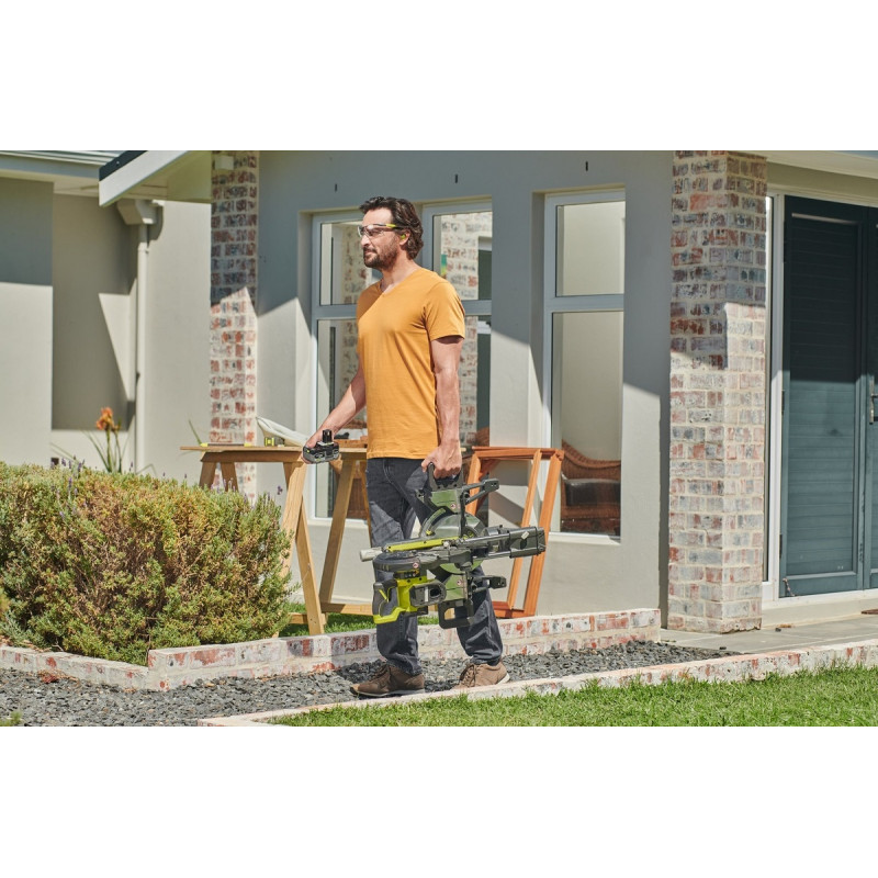 Ryobi Пила торцювальна ONE+ RMS18190-0, акумуляторна, 190 мм, 18В, (без АКБ та ЗП) (5133005502)
