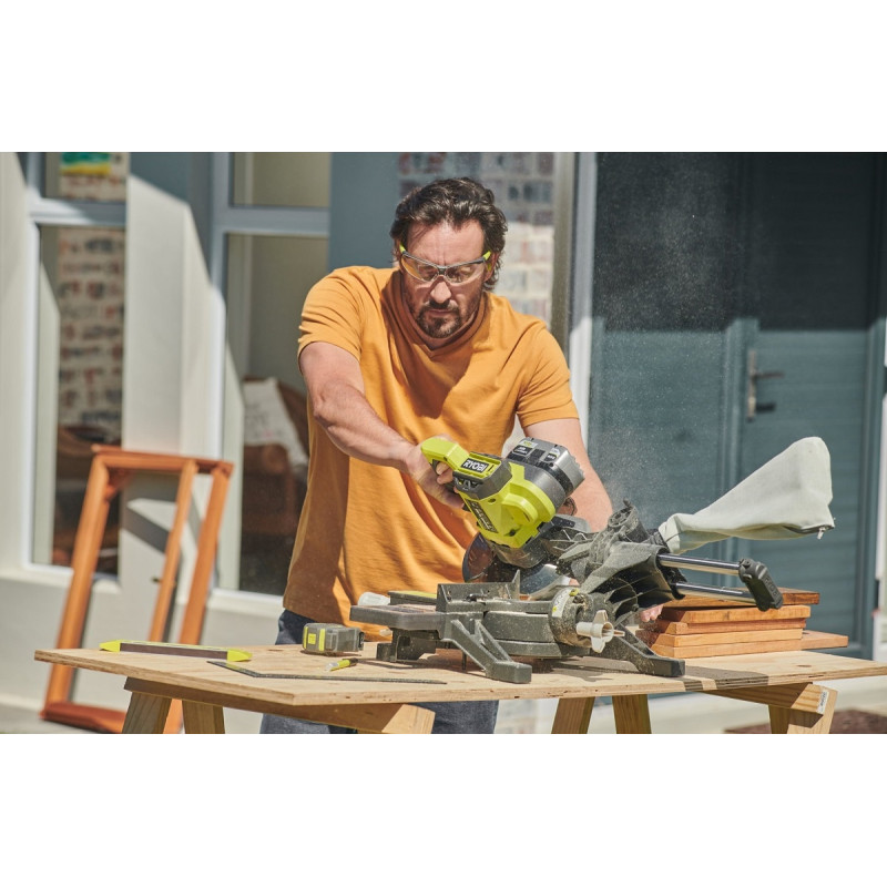 Ryobi Пила торцювальна ONE+ RMS18190-0, акумуляторна, 190 мм, 18В, (без АКБ та ЗП) (5133005502)