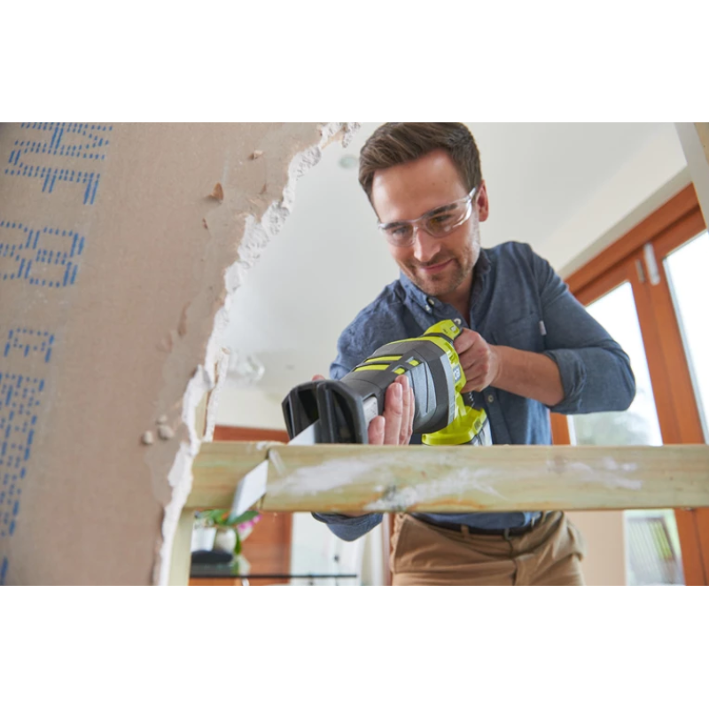 Ryobi Пила шабельна акумуляторна R18RS-0 ONE+ 18В пропил 200мм хід 28мм 2.4кг без АКБ та ЗП (5133002637)