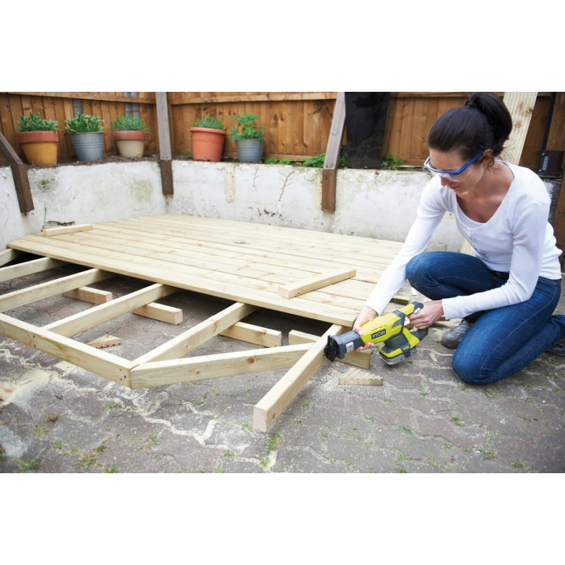 Ryobi Пила шабельна акумуляторна RRS1801M ONE+ 18В пропил 180мм хід 22мм 1.9кг без АКБ та ЗП (5133001162)