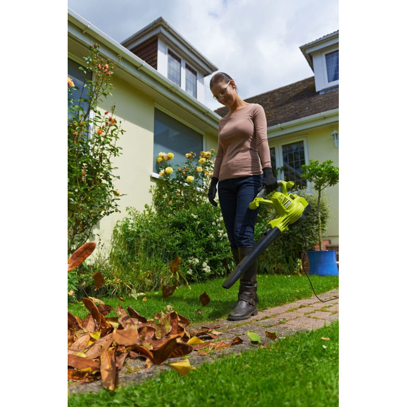 Ryobi Повітродув-пилосос RBV3000CSV, з подрібнювачем, 3кВт, 14 м3/хв, 375 км/год (5133002188)