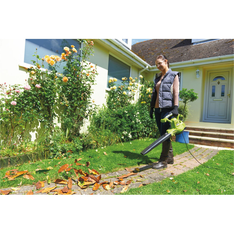 Ryobi Повітродув-пилосос RBV3000CSV, з подрібнювачем, 3кВт, 14 м3/хв, 375 км/год (5133002188)