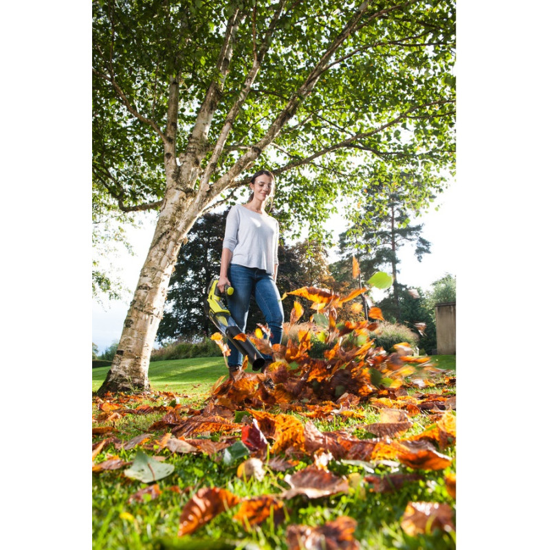 Ryobi Повітродувка ONE+ OBL18JB акумуляторна, 18В, 160 км/ч, solo (без АКБ і ЗП) (5133003662)