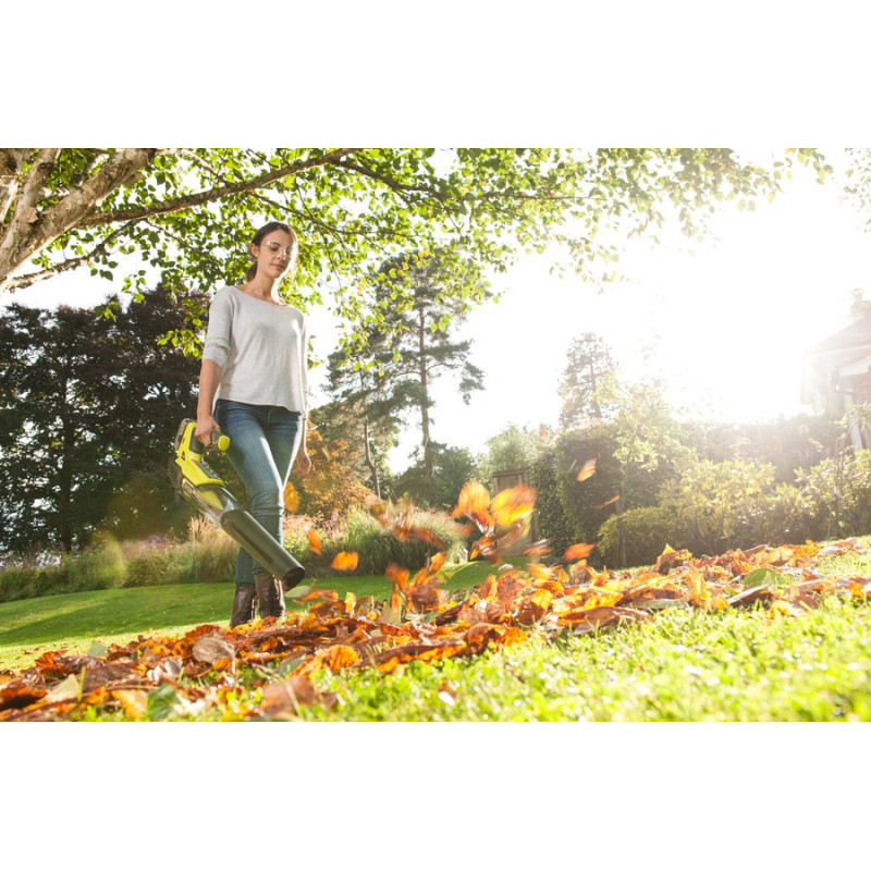 Ryobi Повітродувка ONE+ OBL18JB акумуляторна, 18В, 160 км/ч, solo (без АКБ і ЗП) (5133003662)