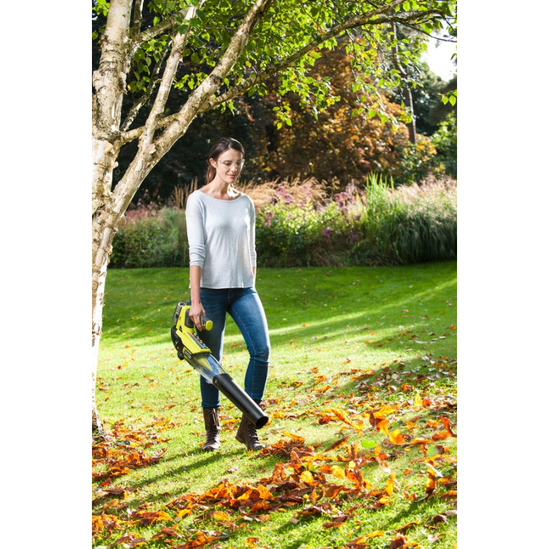 Ryobi Повітродувка ONE+ OBL18JB акумуляторна, 18В, 160 км/ч, solo (без АКБ і ЗП) (5133003662)