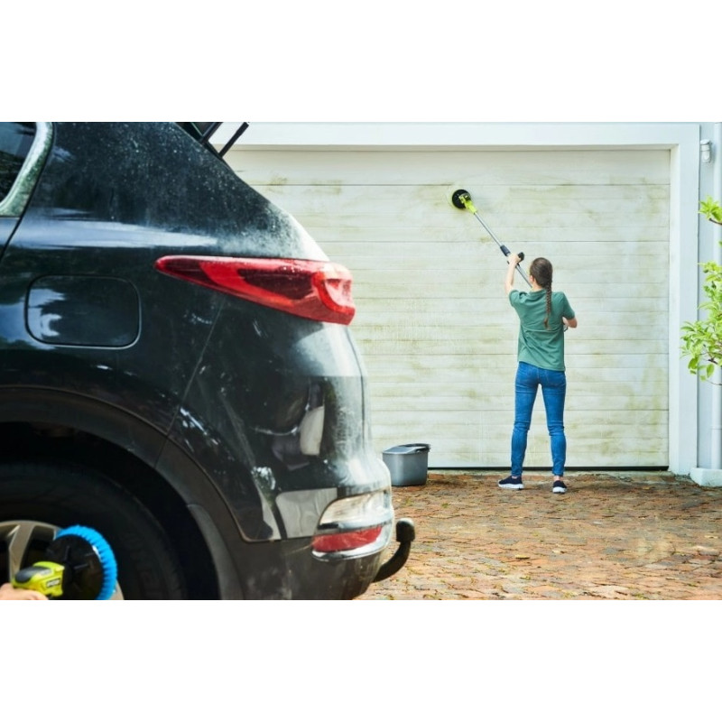 Ryobi Щітка телескопічна R18TPS-0, акумуляторна ONE+ 18В, щітка 15см, 210об/хв, довжина ручки 1-1.4м, IPX7, 2.1кг (без АКБ та ЗП) (5133004847)