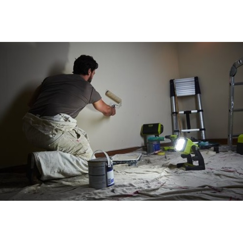 Ryobi Прожектор акумуляторний панельний ONE+ RLFD18-0 18В 1800лм 3 режими яскравості (без АКБ та ЗП) (5133005399)