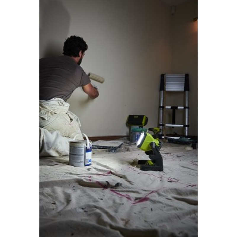 Ryobi Прожектор акумуляторний панельний ONE+ RLFD18-0 18В 1800лм 3 режими яскравості (без АКБ та ЗП) (5133005399)