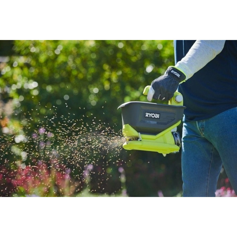 Ryobi Сівалка акумуляторна OSS1800 18В ONE+ розкид до 3.5м контейнер 4л без АКБ та ЗП (5133003729)