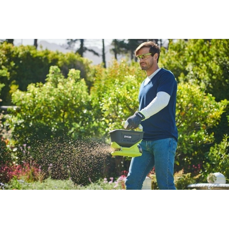 Ryobi Сівалка акумуляторна OSS1800 18В ONE+ розкид до 3.5м контейнер 4л без АКБ та ЗП (5133003729)