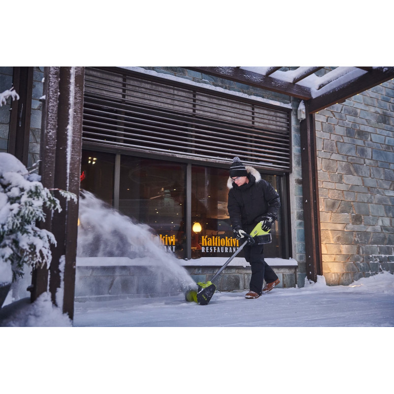 Ryobi Снігоприбирач акумуляторний RY18ST25A-0 18В ONE+ ширина 25см викид 6м глибина 15см 7.7кг без АКБ та ЗП (5133006091)