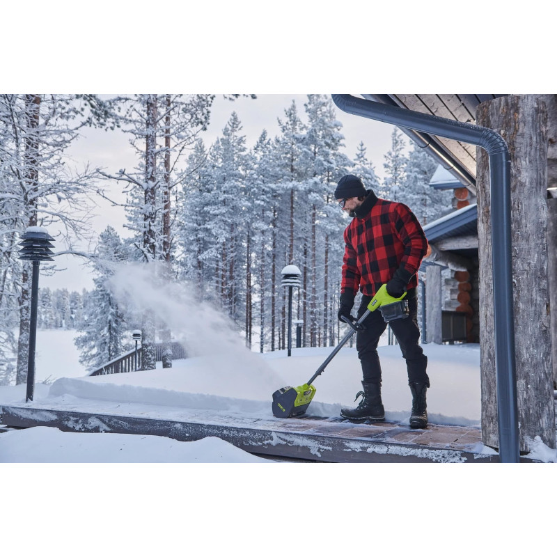 Ryobi Снігоприбирач акумуляторний RY18ST25A-0 18В ONE+ ширина 25см викид 6м глибина 15см 7.7кг без АКБ та ЗП (5133006091)