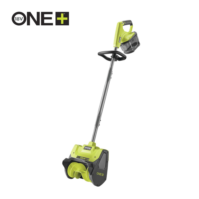 Ryobi Снігоприбирач акумуляторний RY18ST25A-0 18В ONE+ ширина 25см викид 6м глибина 15см 7.7кг без АКБ та ЗП (5133006091)