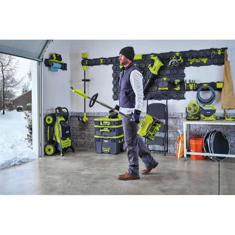 Ryobi Снігоприбирач акумуляторний ONE+ RY18ST25A-140 18В акб 1х4А·год ширина 25см викид 6м глибина 15см 5.3кг (5133006235)