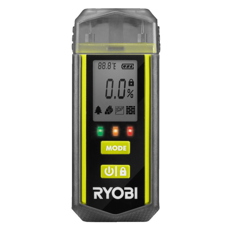 Ryobi Вологомір RBPINMM1 деревина/штукатурка/бетон ±2% 0.1кг (5133005032)