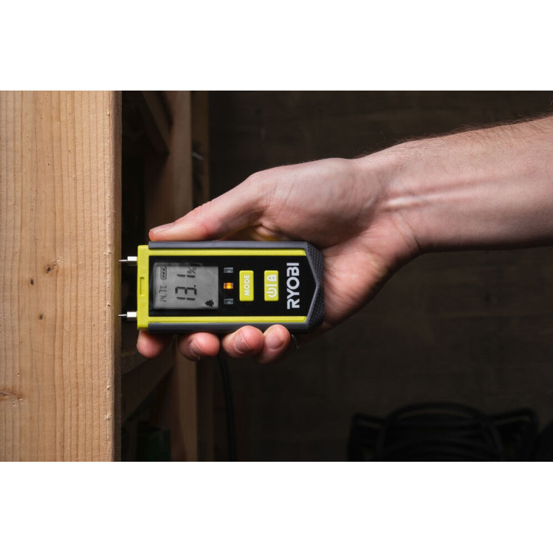 Ryobi Вологомір RBPINMM1 деревина/штукатурка/бетон ±2% 0.1кг (5133005032)