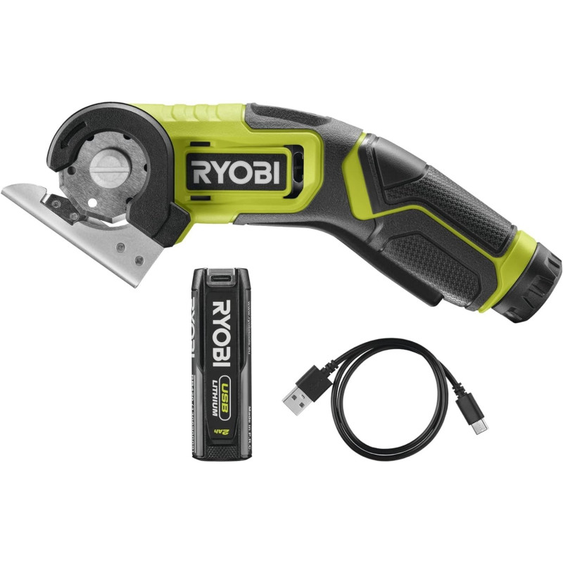 Ryobi Різак акумуляторний USB Lithium RCT4-120G 4В 2А·год рез 6.4мм 270об/хв 0.27кг (5133005639)