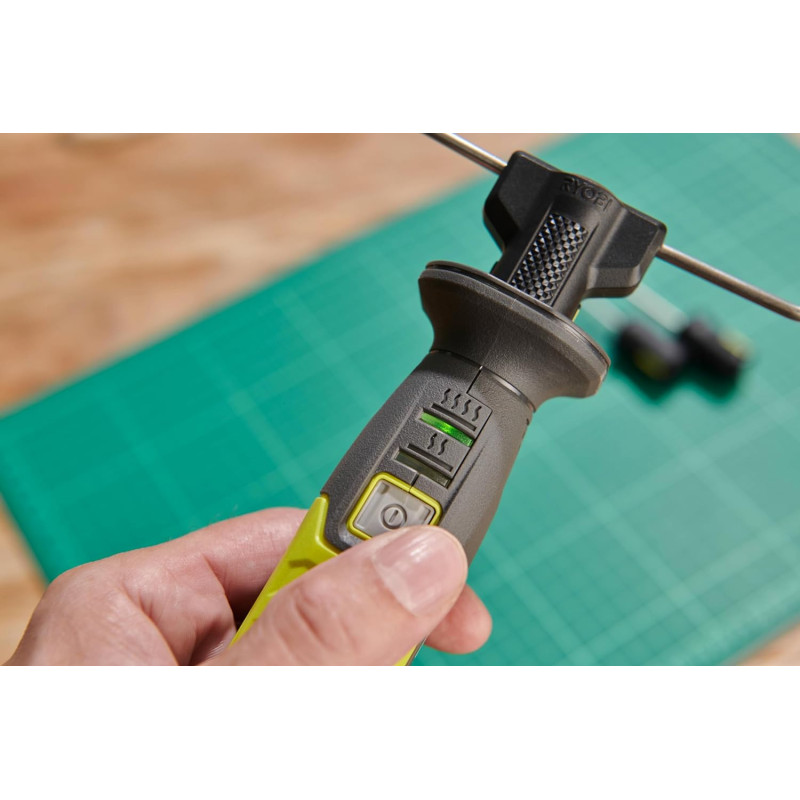 Ryobi Термоніж RHC4-120G акумуляторний 4В USB Lithium 450 градусів 5 змінних насадок АКБ 1х2Аг (5133006198)