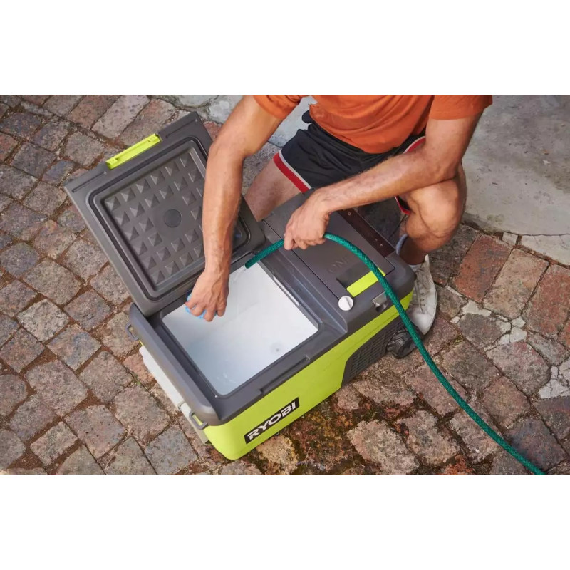 Холодильник акумуляторний мобільний Ryobi ONE+ RY18CB23A-0 18В/220В/12В 23л 2хUSB +20…-20°С 13.5кг без АКБ та ЗП (5133006103)