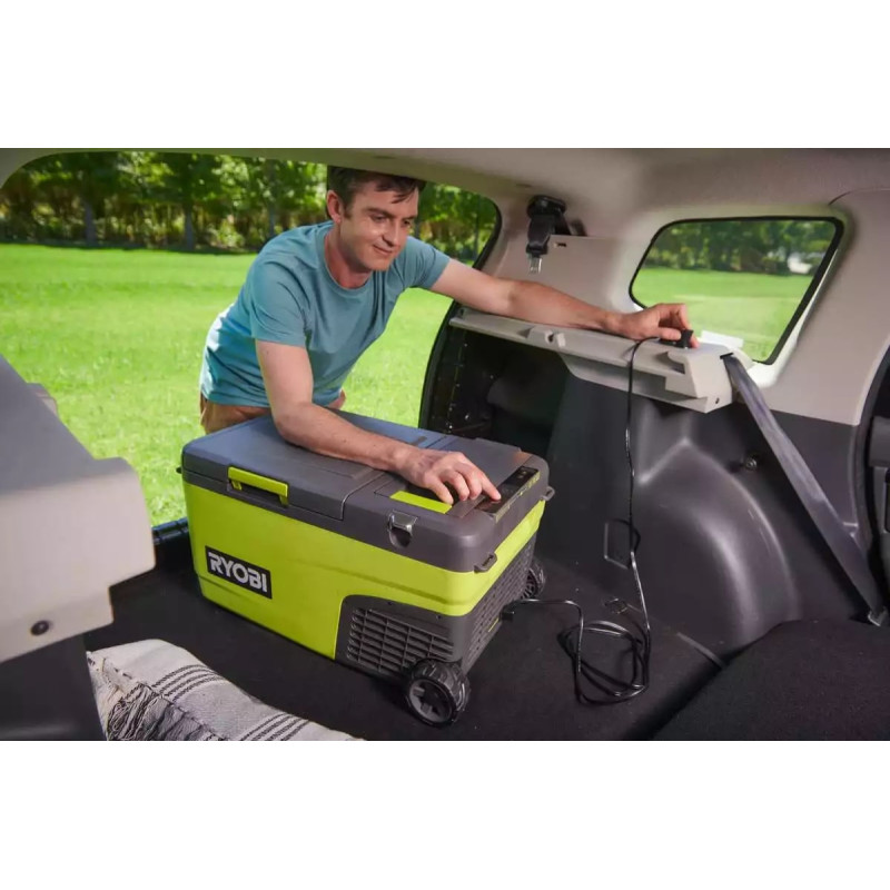 Холодильник акумуляторний мобільний Ryobi ONE+ RY18CB23A-0 18В/220В/12В 23л 2хUSB +20…-20°С 13.5кг без АКБ та ЗП (5133006103)