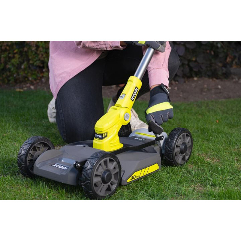 Ryobi Тример-газонокосарка акумуляторний ONE+ RY18LMC30A-0 18В 30см висота 38-75мм EasyEdge телескоп.штанга 6.4кг без АКБ та ЗП (5133005917)
