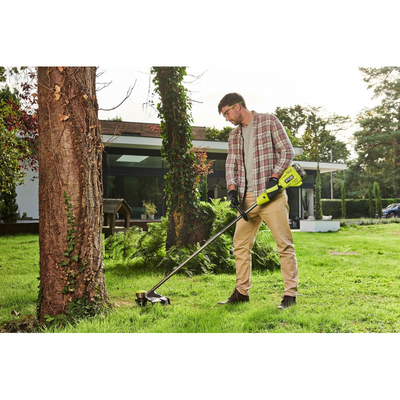 Ryobi Тример садовий акумуляторний Ryobi RY18LTX38A-0 ONE+ НР 18В безщітковий 38см(ліска) технології Whisper 3.6кг (без АКБ та ЗП) (5133005730)