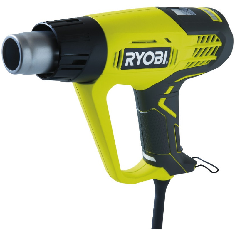 Ryobi Фен EHG2020LCD промисловий, 2000Вт, 250 / 500л / хв, 50-650С, LCD, 0.8кг (5133001730)