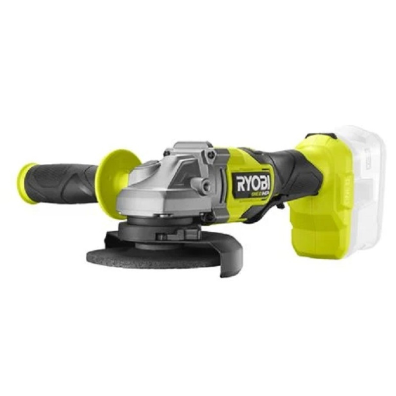 Ryobi Шліфмашина кутова RAG18X-0, акумуляторна ONE+ НР, безщіткова, 125мм, 18В (без АКБ та ЗУ) (5133005011)