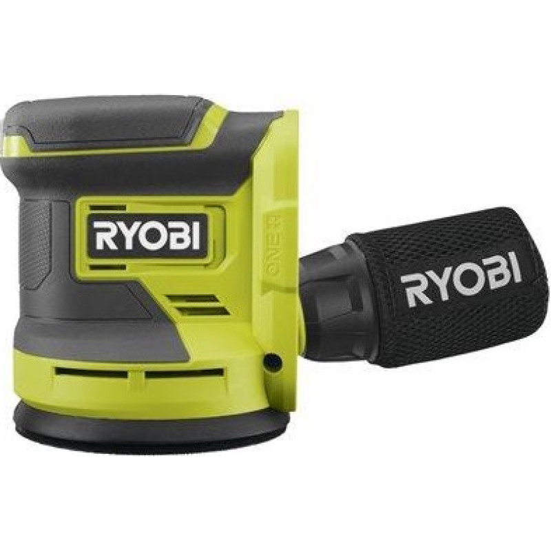 Ryobi Шліфмашина ексцентрикова акумуляторна RROS18-0 18В 125мм ONE+орбіта 2.5мм без АКБ та ЗП (5133005393)