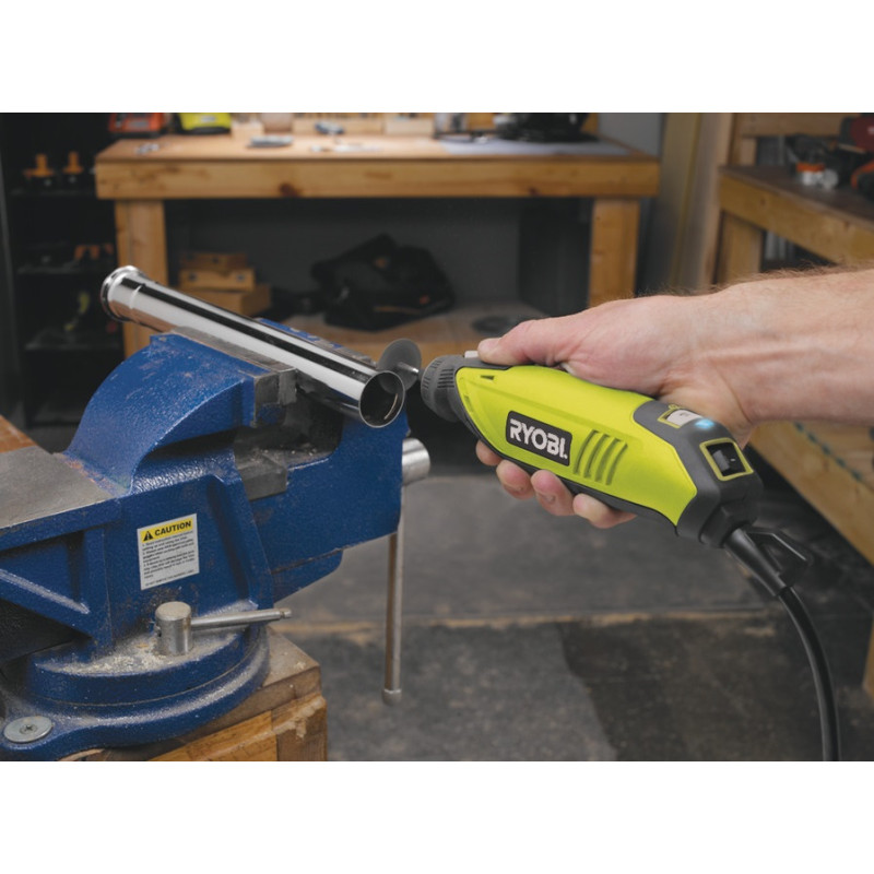 Ryobi Шліфмашина пряма EHT150V 150Вт 10000-35000об·хв 115 приладь 0.6кг кейс (5133000754)