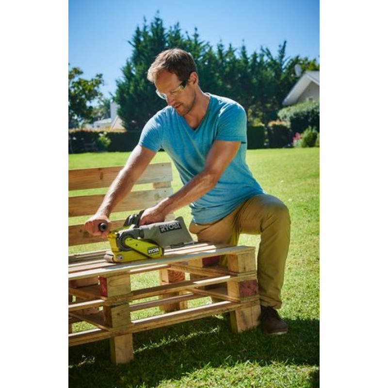 Ryobi Шліфмашина стрічкова ONE+ R18BS-0, 18В, акумуляторна (без АКБ та ЗП) (5133002916)