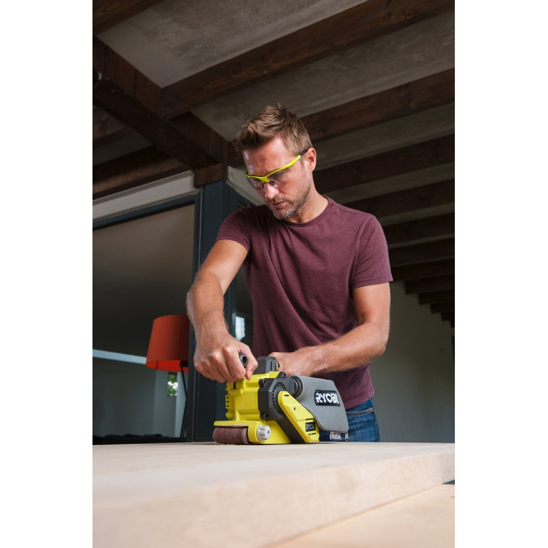 Ryobi Шліфмашина стрічкова ONE+ R18BS-0, 18В, акумуляторна (без АКБ та ЗП) (5133002916)