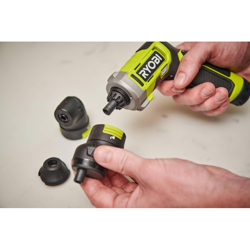 Викрутка акумуляторна Ryobi USB Lithium RSD4-120TA2 4В 1х2А·год 5Нм 200об·хв 2 насадки 10 біт 0.31кг кейс (5133006211)
