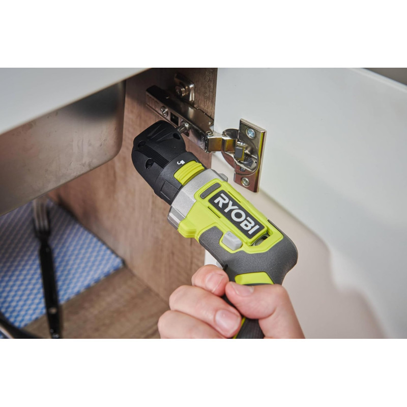 Викрутка акумуляторна Ryobi USB Lithium RSD4-120TA2 4В 1х2А·год 5Нм 200об·хв 2 насадки 10 біт 0.31кг кейс (5133006211)