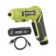 Ryobi Викрутка акумуляторна RSDP4-120G 4В USB Lithium акб 1х2А·год 5Нм поворотна ручка 0.21кг (5133005958)