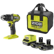 Ryobi Шурупокрут-дриль акумуляторний ONE+ HP RDD18X-220S 18В 2х2А·год ЗП 95Нм 500·2100об·хв 1.7кг сумка (5133005284)