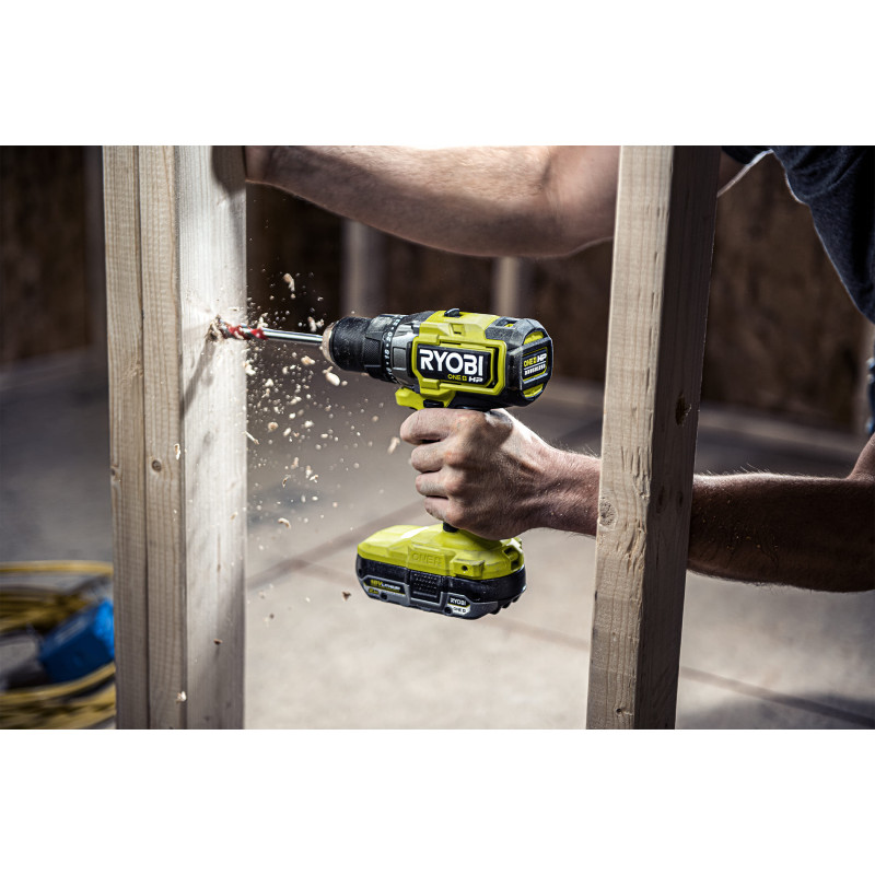Ryobi Шурупокрут-дриль акумуляторний ONE+ HP RDD18X-220S 18В 2х2А·год ЗП 95Нм 500·2100об·хв 1.7кг сумка (5133005284)