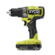 Ryobi Шурупокрут-дриль акумуляторний ONE+ HP RDD18X-220S 18В 2х2А·год ЗП 95Нм 500·2100об·хв 1.7кг сумка (5133005284)