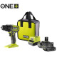 Шурупокрут-дриль акумуляторний Ryobi ONE+ RDD18-2C415S 18В 1х4А·год 1х1.5А·год ЗП 52Нм 450·1750об·хв 1.3кг сумка (5133005612)