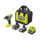 Ryobi Шурупокрут-дриль акумуляторний ONE+ HP RPD18C-242S 18В 1х2А·год 1х4А·год ЗП 54Нм 450·1700об·хв 1кг сумка (5133004983)