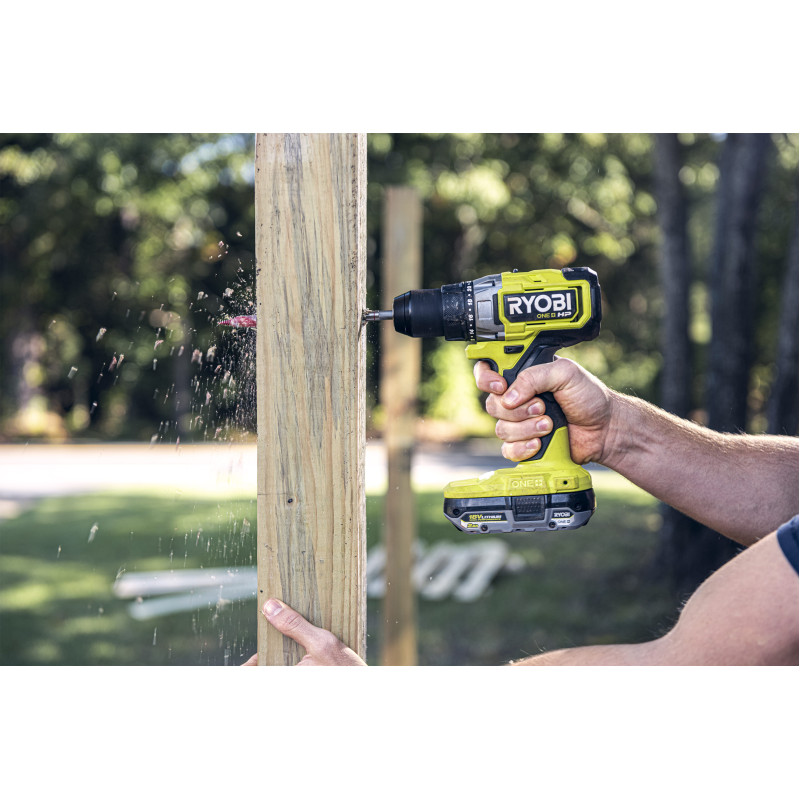 Ryobi Шурупокрут-дриль акумуляторний ONE+ HP RPD18C-242S 18В 1х2А·год 1х4А·год ЗП 54Нм 450·1700об·хв 1кг сумка (5133004983)