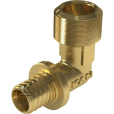 KAN-therm Відвід латунний с з зовнішнім різьбленням UltraLine - 16 R1/2" (2509070001)