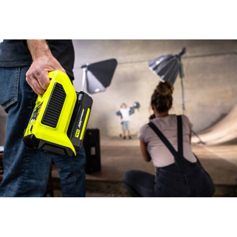 Ryobi Інвертор напруги акумуляторний RY36BI300A-0, MAX POWER 36В, 220В, 300Вт/500Вт пікова, (без АКБ та ЗУ) (5133004893)