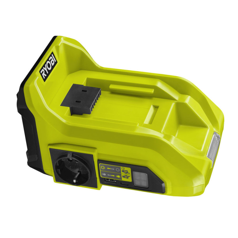Ryobi Інвертор напруги акумуляторний RY36BI300A-0, MAX POWER 36В, 220В, 300Вт/500Вт пікова, (без АКБ та ЗУ) (5133004893)