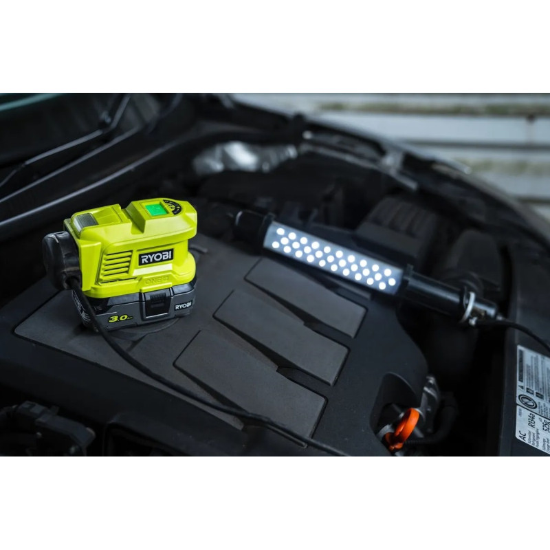 Ryobi Інвертор напруги акумуляторний ONE+ RY18BI150A-0, 220 Вольт, 150Вт/300Вт пікова, (без АКБ та ЗУ) (5133004895)