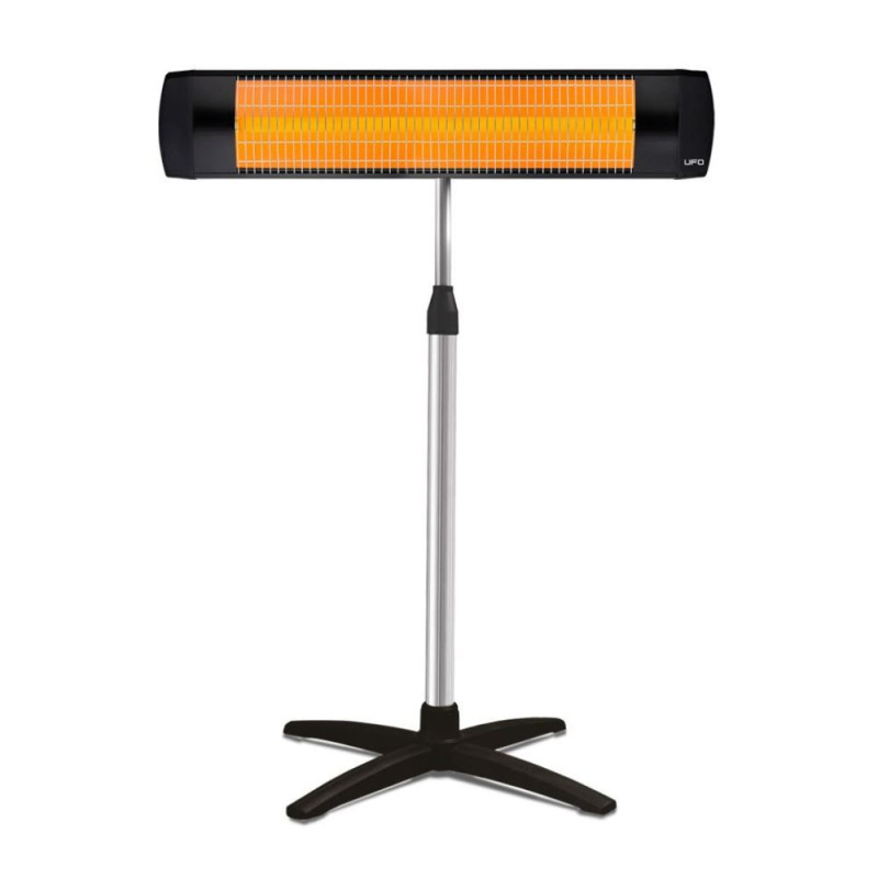 Ufo Інфрачервоний обігрівач Basic 2900 + телескопічна ніжка 2.9 кВт, до 35 м2, настінний монтаж або підлоговий, фламентин, IP24, мех. керування (UFO-YU29EN)