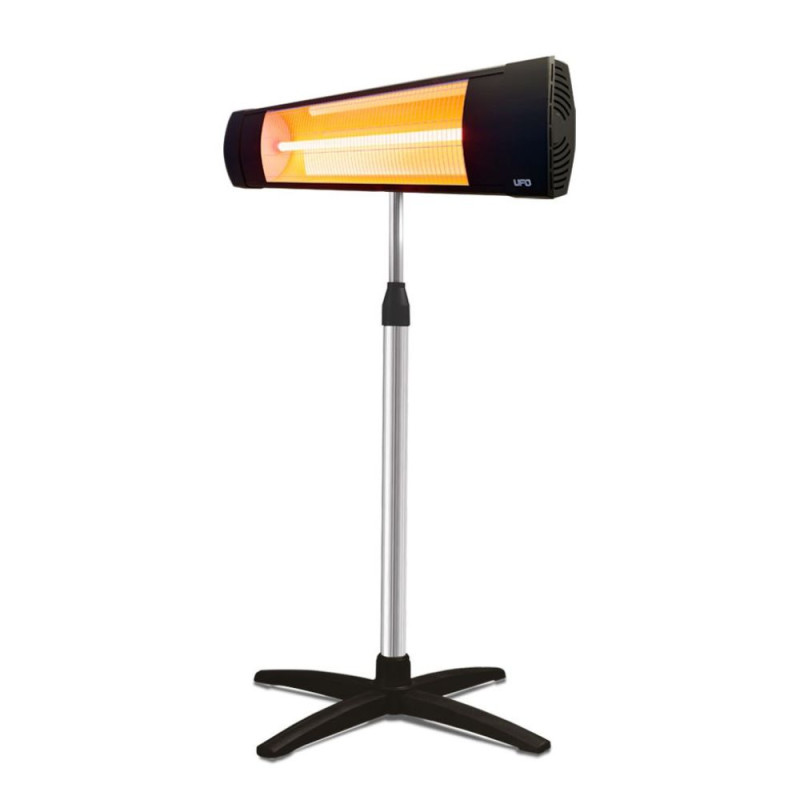 Ufo Інфрачервоний обігрівач Basic 2900 + телескопічна ніжка 2.9 кВт, до 35 м2, настінний монтаж або підлоговий, фламентин, IP24, мех. керування (UFO-YU29EN)