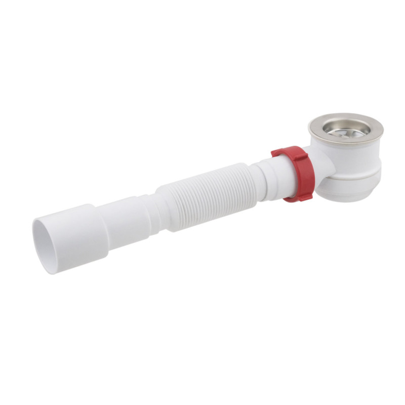 Polmark Сифон для душового піддону 1 1/2" та гофротрубою 40x40/50