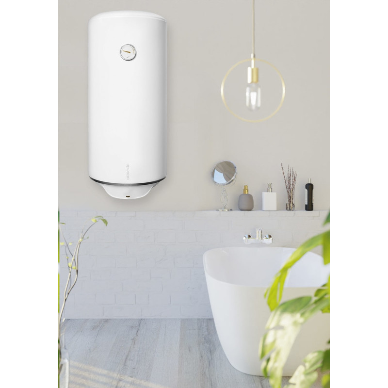 Atlantic Водонагрівач (бойлер) електричний Steatite Ego Slim 80 (1500W) 80 літрів (851392)