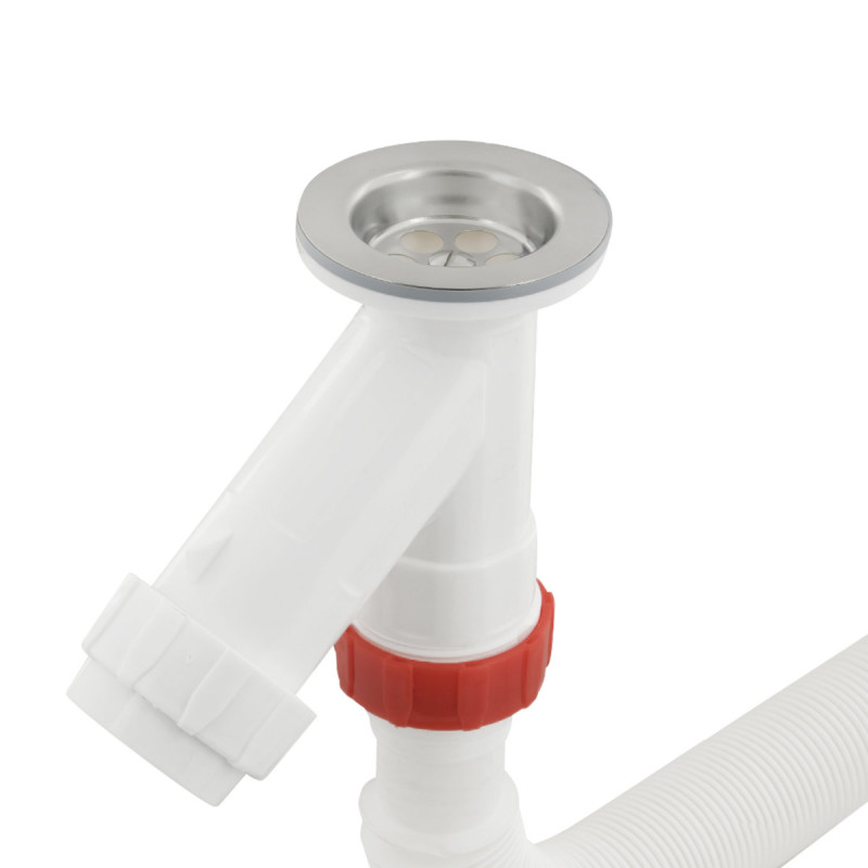 Polmark Сифон для умывальника 40х40/50 мм с литым выпуском PM 40 SF 20 32 S